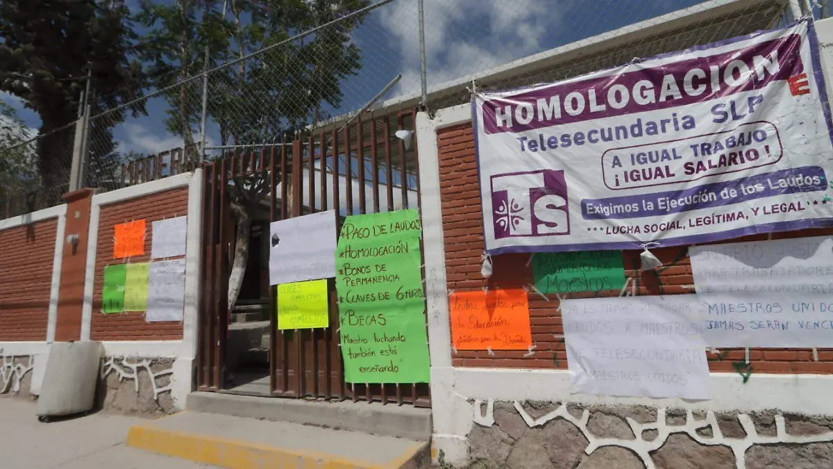 Protesta de maestros de Telescundaria